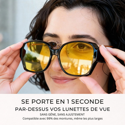 OptiNight® - Lunettes Vision Nocturne à Superposition