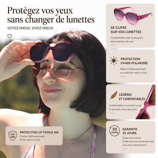 OptiShade® - Lunettes Polarisées à Superposition